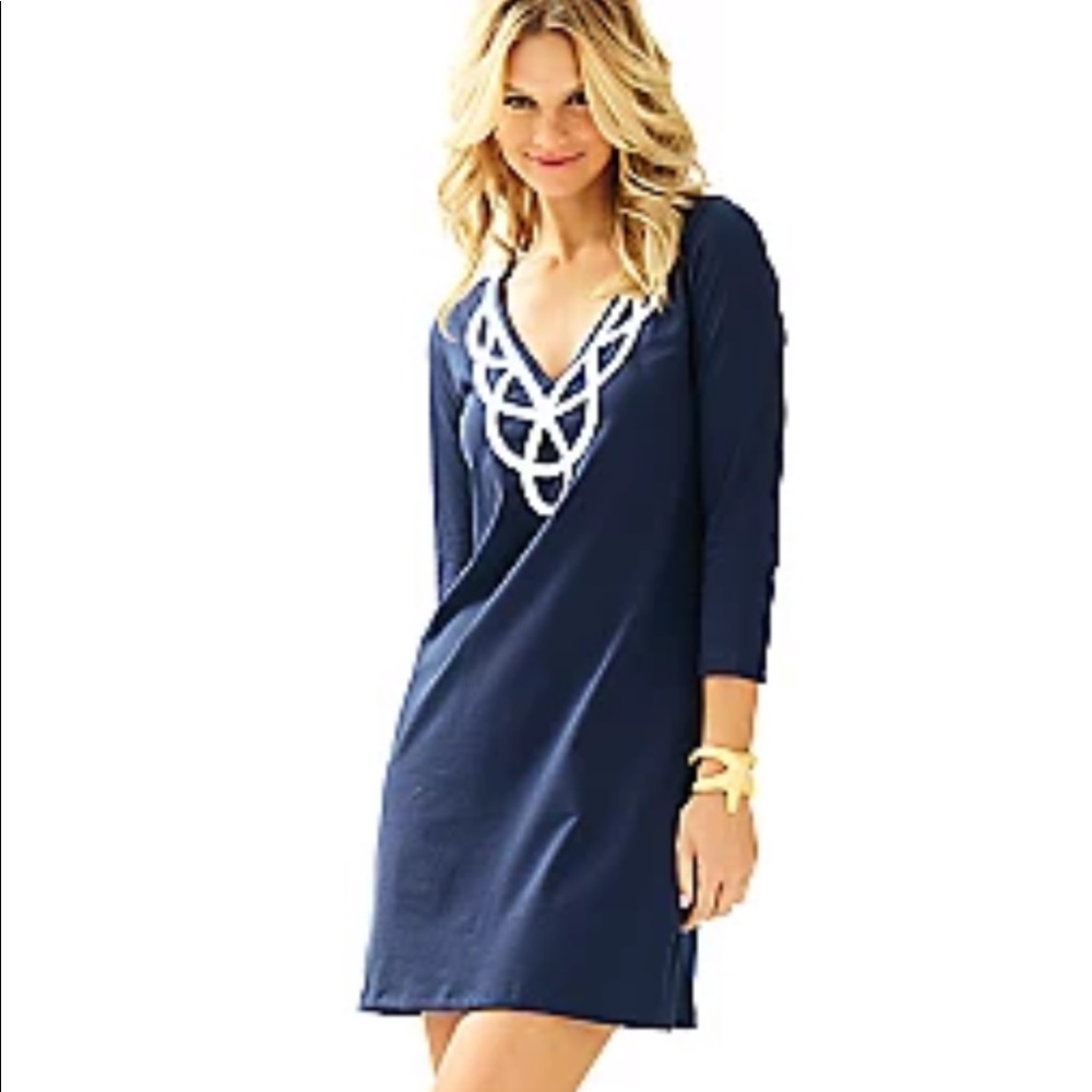 Lilly Pulitzer Blair V-Neck Dress Small